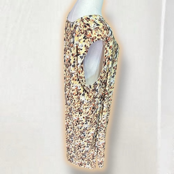 NWT Kasper ‘Naomi’ Everyday Knit Surplice Dress in “Daffodil / Vanilla Ice” 20W - Picture 15 of 16